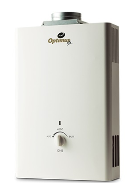 Calentador instantaneo OI-05 E (LP) de 5 lts/min marca OPTIMUS