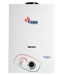 [50302070111] Calentador de agua instantaneo CIN-13 CINSA B en LP de 13 lts/min (NO funciona con llaves monomando) marca CINSA código 50302070111