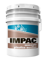[VCIIMCPBL1] Impac cemento plástico blanco, sellador de grietas acrílico en pasta, cubeta 19 lts. marca impac código VCIIMCPBL1