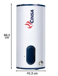 [50302080020] Calentador de agua deposito eléctrico modelo CIE-20 en 110V marca Cinsa código 50302080020
